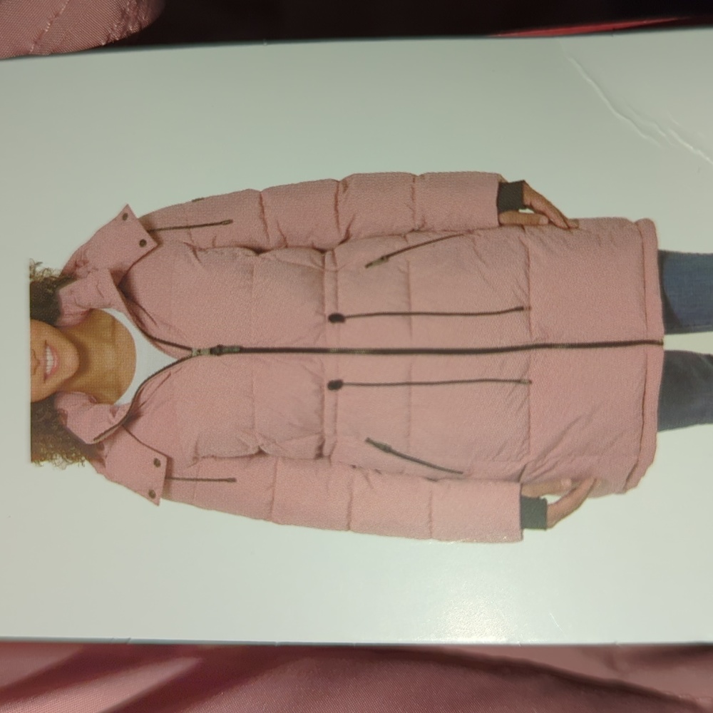 DKNY Ladies' Puffer Jacket, PINK